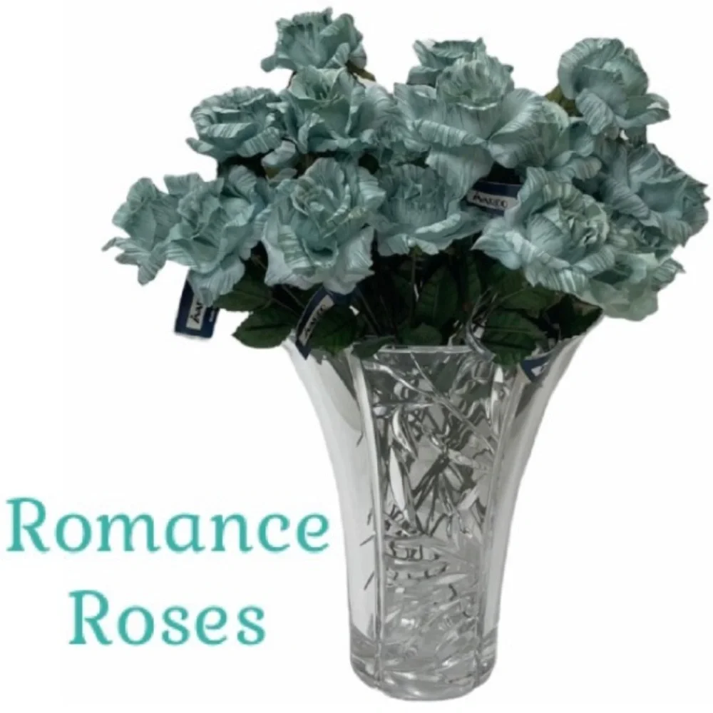 Silk Flowers Romance Roses Bundle High Quality Luxury Silk Floral Home Decor